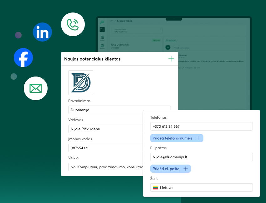 Potencialiu klientu sukurimas